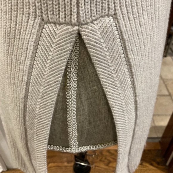 Aritzia Wilfred Durandal Tunic Beige Knit Wool Sweater - Picture 6 of 12